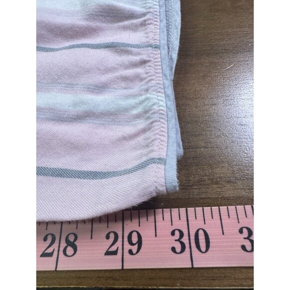 Victorias Secret Womens Medium Striped Pajama Set Y2K 90s Retro Classic Lounge - Picture 15 of 16